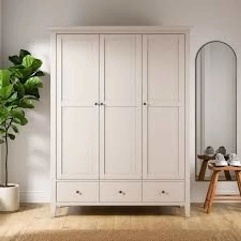 BOXED LYNTON TRIPLE WARDROBE - NATURAL (3 BOXES)