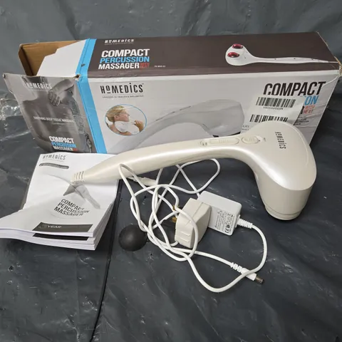 BOXED HOMEDICS PERCUSSION DEEP TISSUE MASSAGER