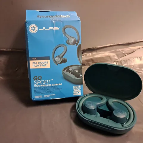 BOXED JLAB GO SPORT+ TRUE WIRELESS EARBUDS 