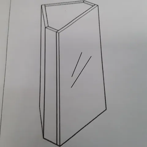 BOXED CORNER SHELVING UNIT WHITE