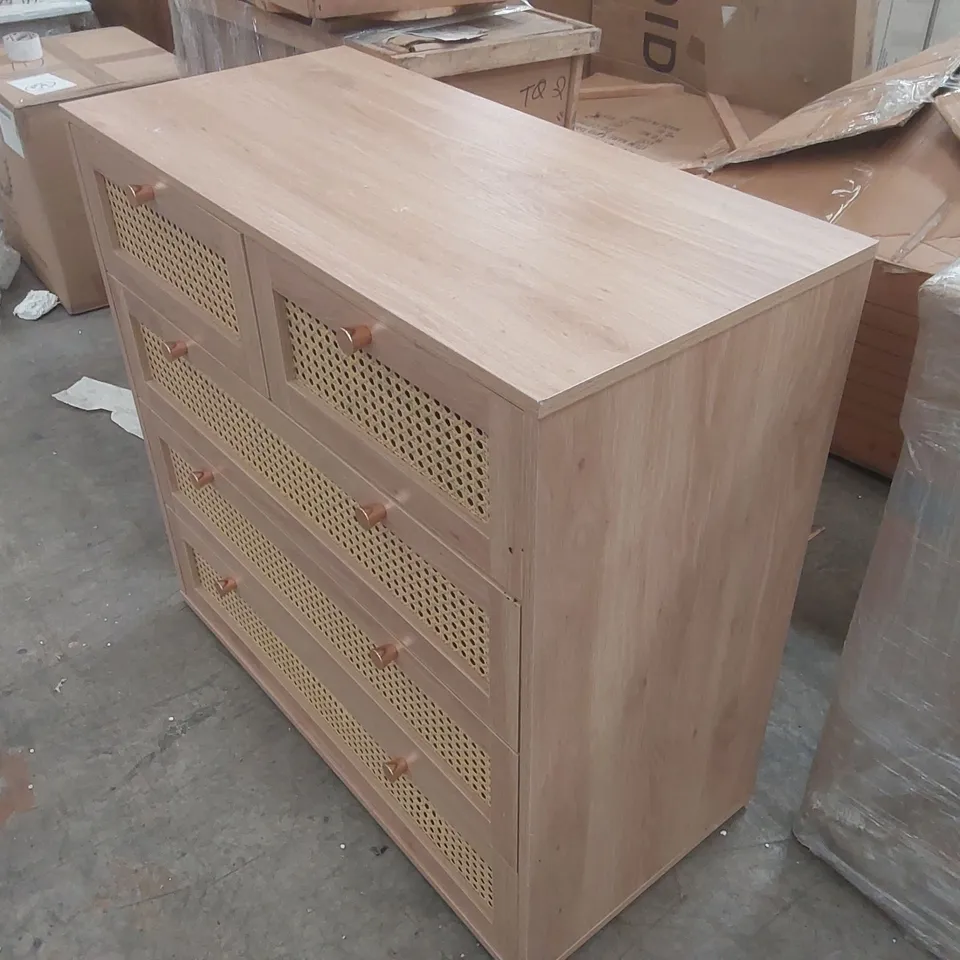 DESIGNER WOODEN 5-DRAWER CABINET