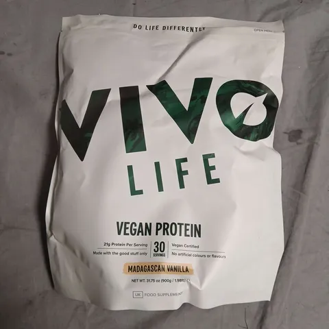 VIVO LIFE VEGAN PROTEIN - MADAGASCAN VANILLA - 900G