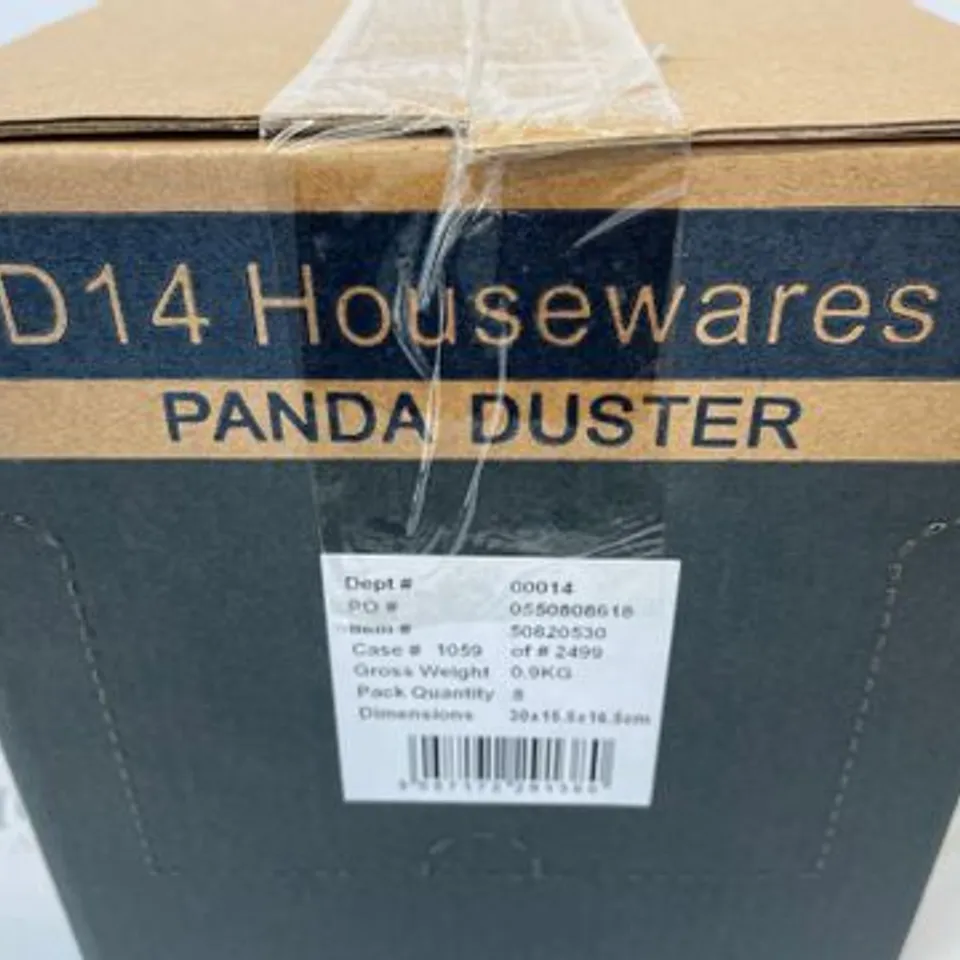 48 BRAND NEW PANDA MICROFIBRE DUSTERS (1 BOX)