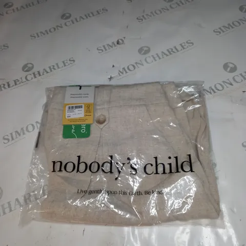 BAGGED NOBODYS CHILD EM TAILORED SHORT SIZE 14