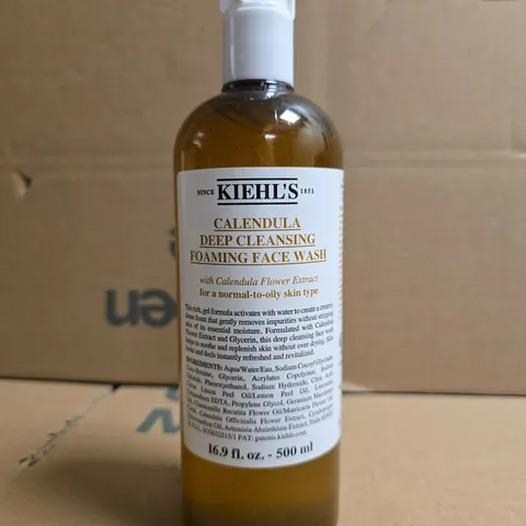 KIEHL'S CALENDULA DEEP CLEANSING FOAMING FACE WASH – 500 ML