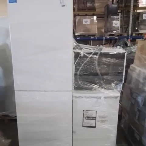 CANDY FREESTANDING FRIDGE FREEZER WHITE, RUSSELL HOBBS RHUCLF2W WHITE UNDER COUNTER 50CM AND COMFEE DISHWASHER TD602E-W FREESTANDING DISHWASHER