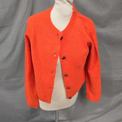 SEASALT CORNWALL TERN TIDE CARDIGAN – MANDARIN, WOMEN'S KNITWEAR (UK 10 / EU 38)