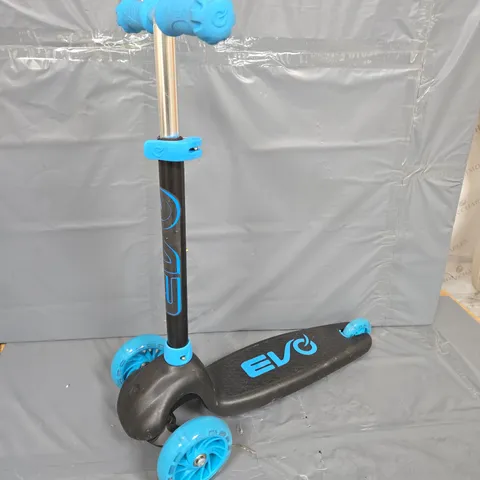 EVO KIDS 3 WHEEL SCOOTER IN BLUE & BLACK