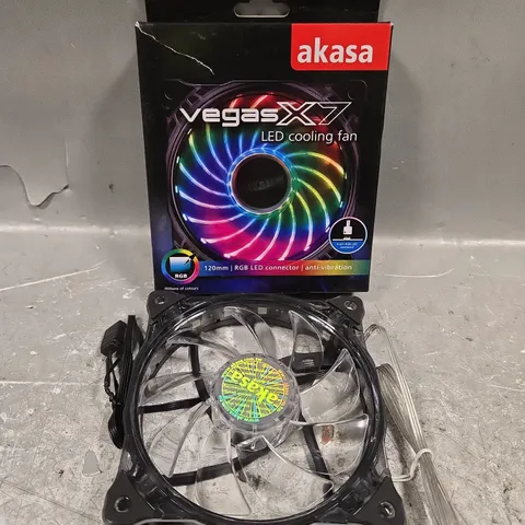 BOXED AKASA VEGAS X7 LED COOLING FAN 
