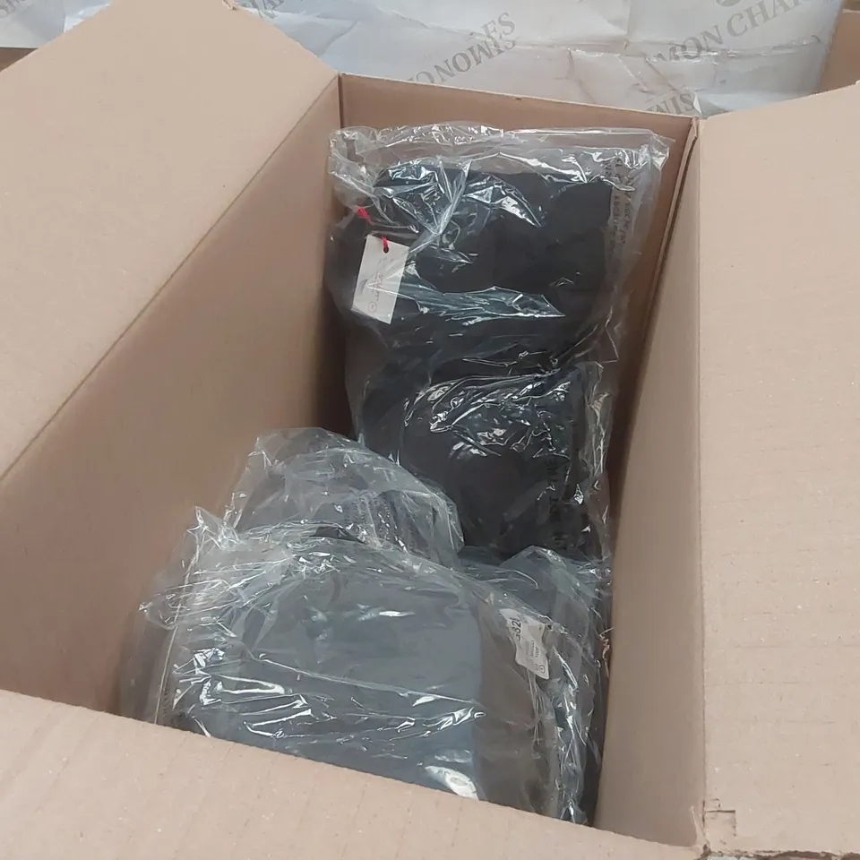 BOX CONTAINING APPROXIMATELY 5x BRAND NEW MAGISCULPT BLACK BODYSUITS - SIZE 44DD