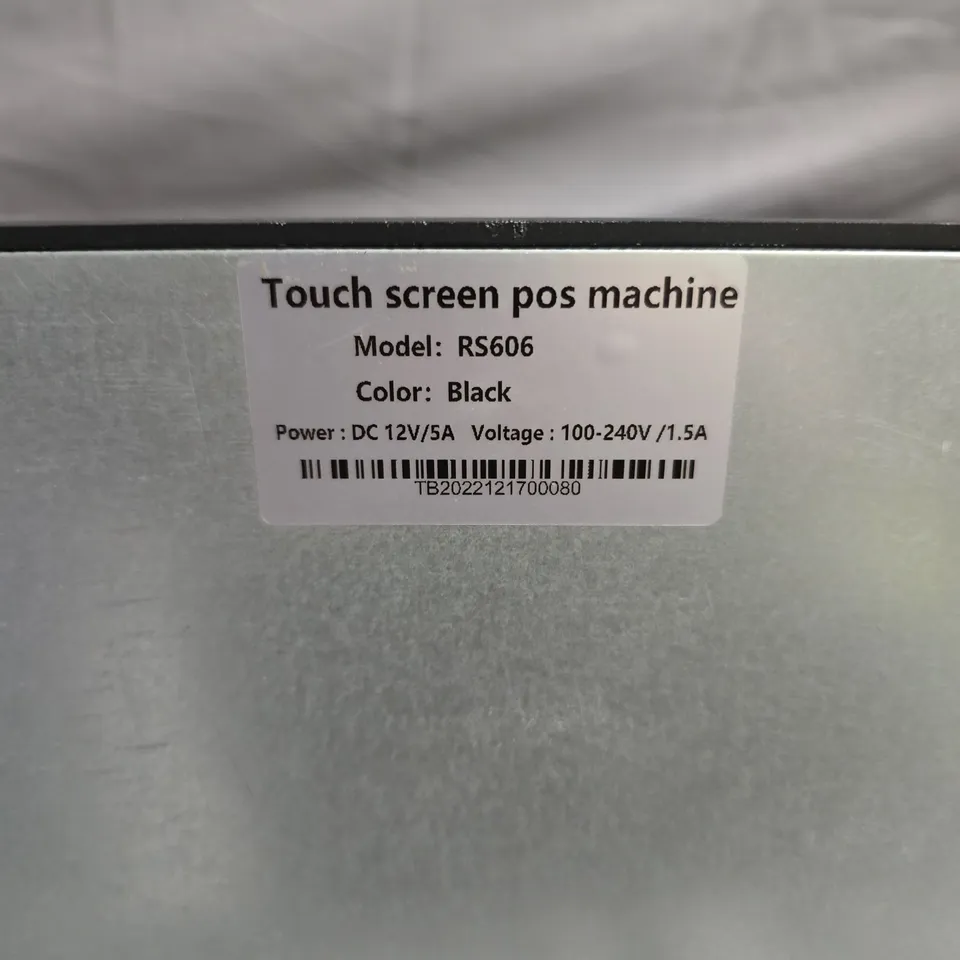TOUCH SCREEN POS MACHINE RS606 – BLACK