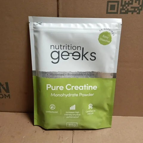 NUTRITION GEEKS PURE CREATINE MONOHYDRATE POWDER 315G
