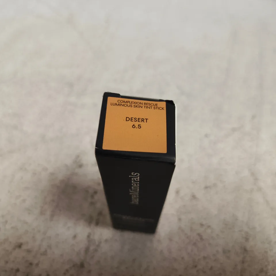 BOXED BAREMINERALS COMPLEXION RESCUE LUMINOUS SKIN TINT - DESERT 6.5 