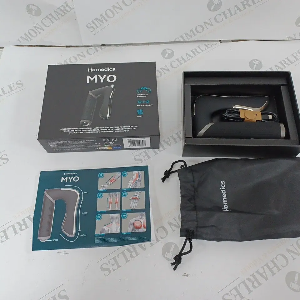 HOMEDICS MYO HANDHELD PHYSIO MASSAGER BOXED 