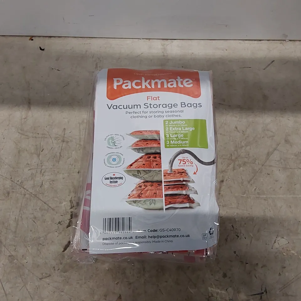 BPXED PACKMATE SET OF APPROXIMATELY 10 MIXED SIZES VACUUM BAGS (1 BOX)