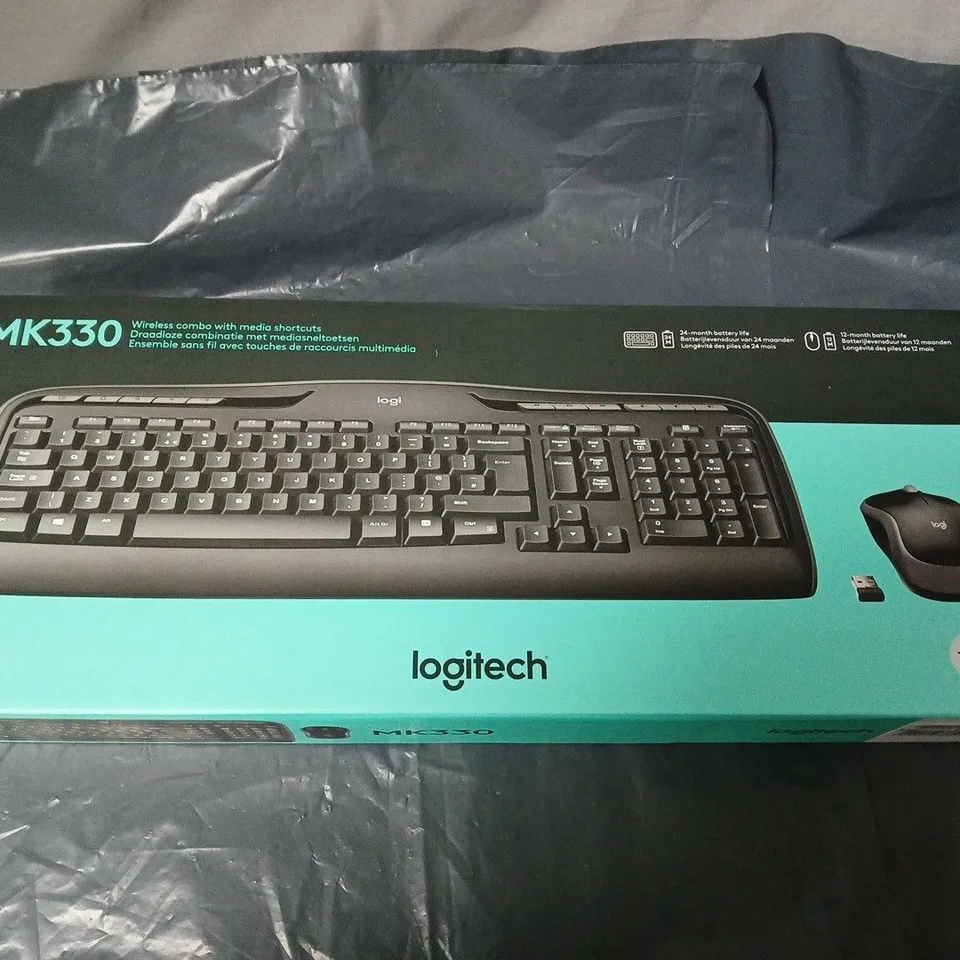 LOGITECH MK330 WIRELESS KEYBOARD & MOUSE – BOXED