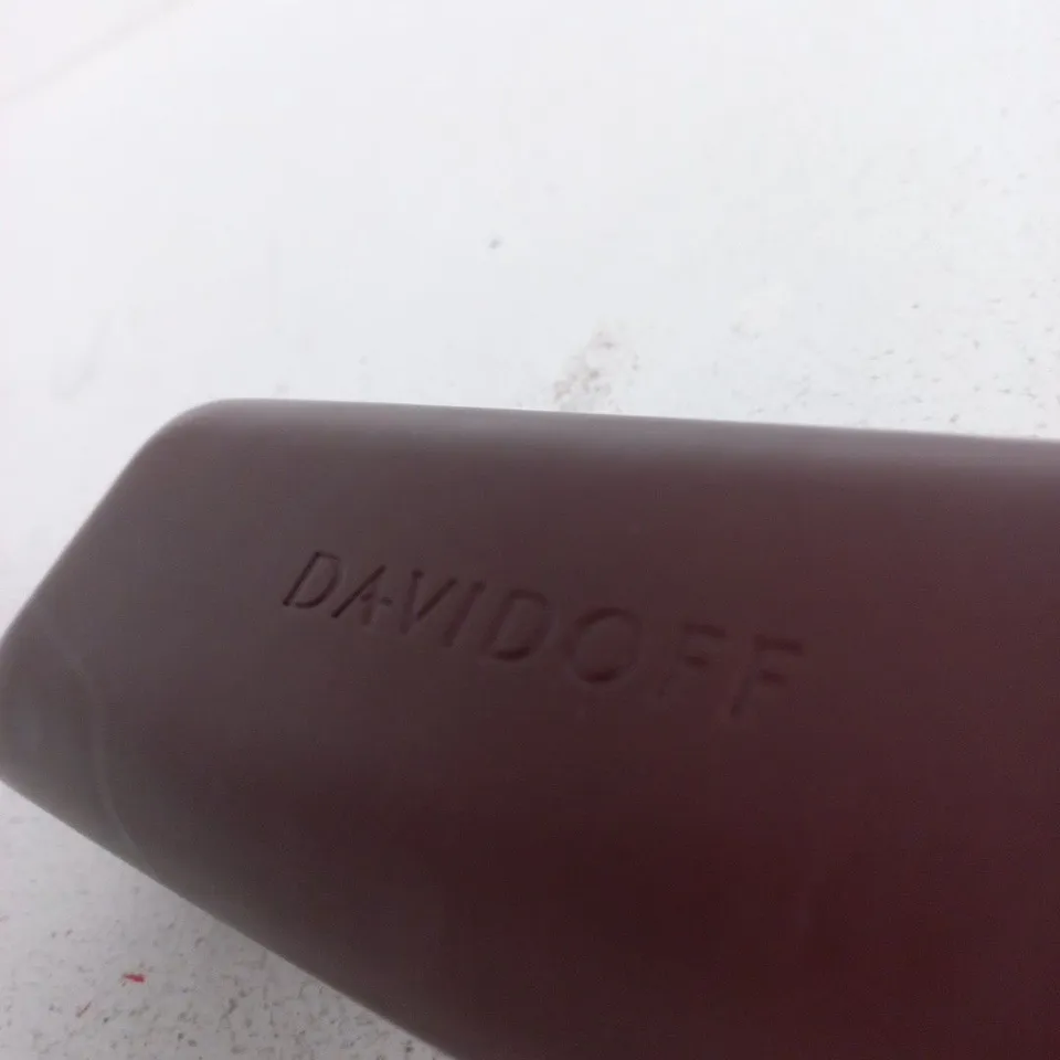 DAVIDOFF SUNGLASSES WITH BURGUNDY HARD CASE