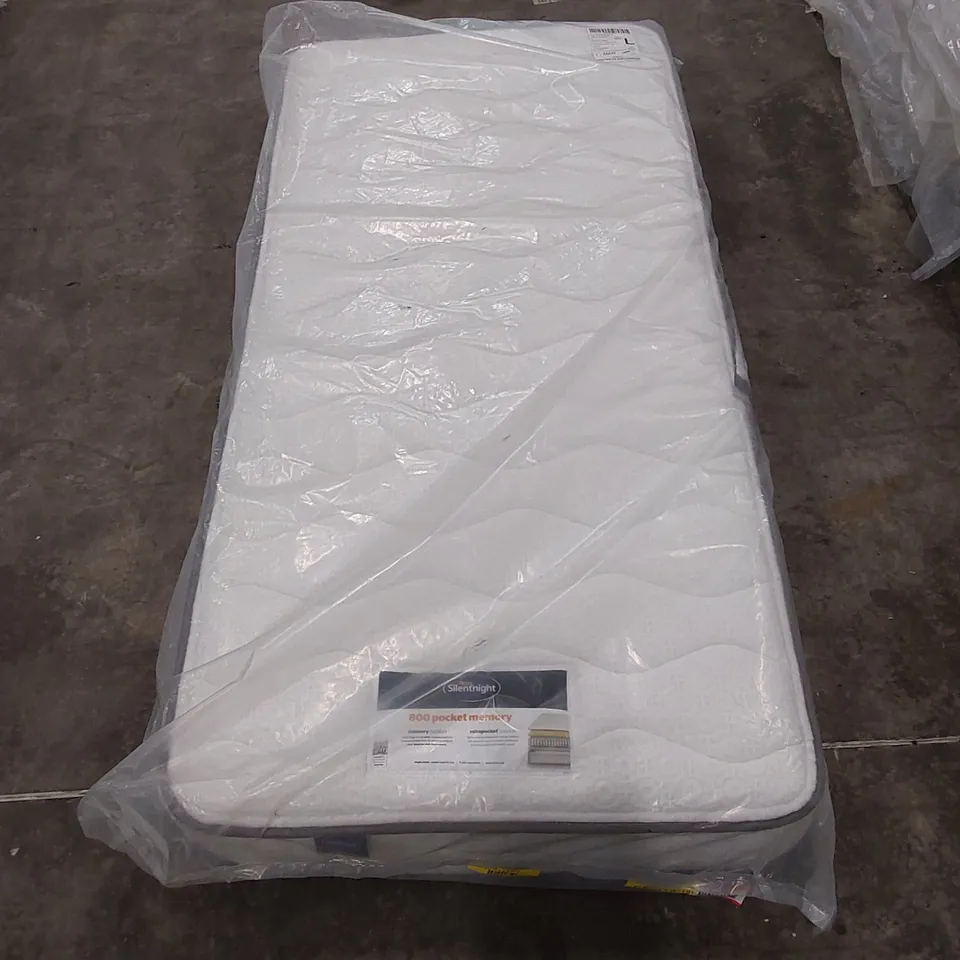 QUALITY BAGGED 3' SINGLE SILENTNIGHT POCKET 800 MATTRESS 