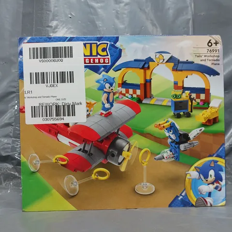 BOXED LEGO SONIC THE HEDGEHOG 76991 - TAILS' WORKSHOP AND TORNADO PLANE