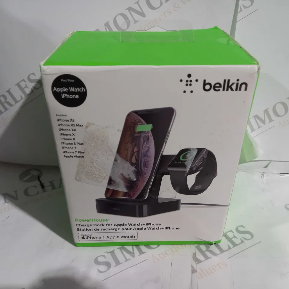 BOXED BELKIN POWER HOUSE CHARGE DOCK APPLE PRODUCTS