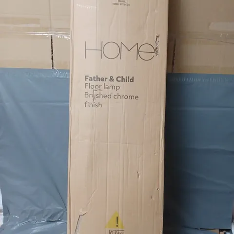 BOXED FATHER AND CHILD FLOOR LAMP