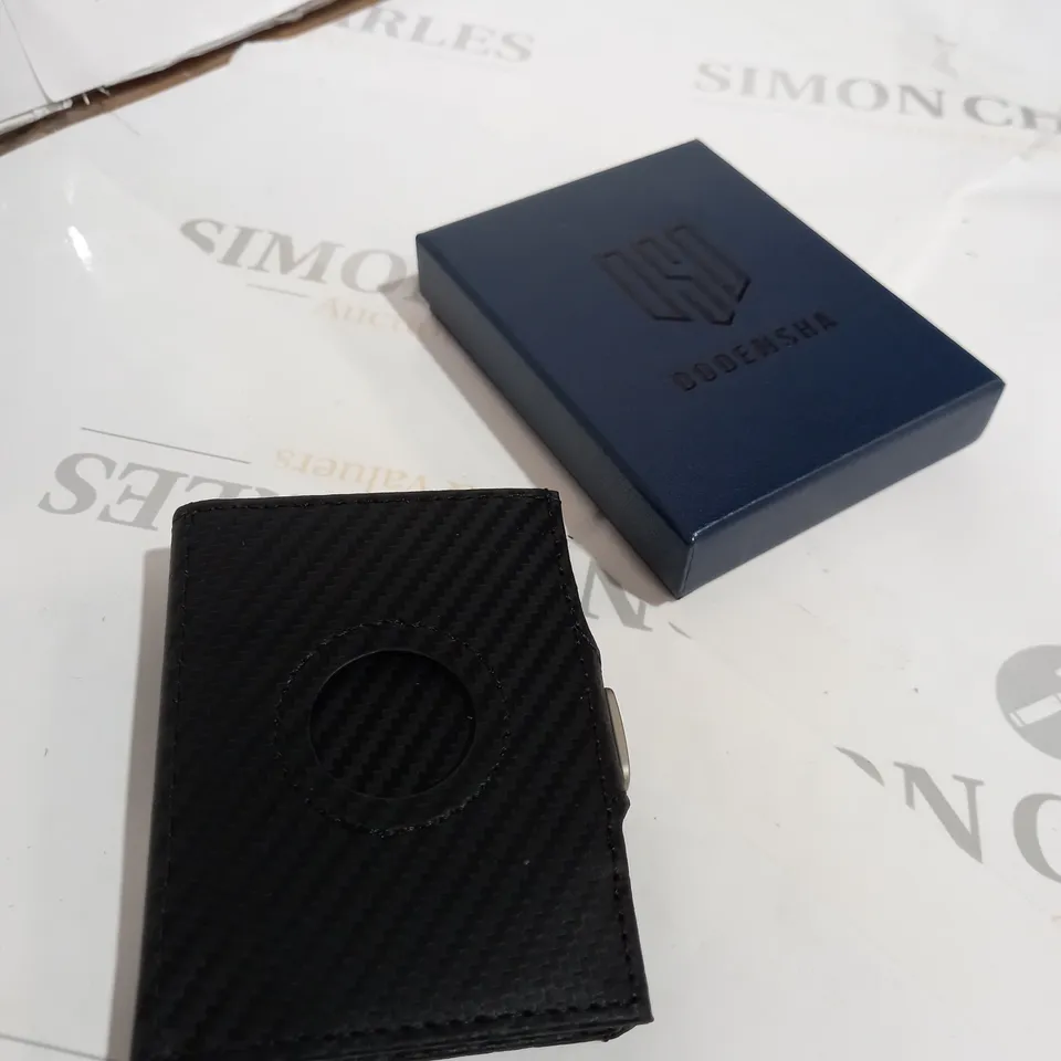 DODENSHA CREDIT CARD HOLDER, MEN'S GENUINE LEATHER SLIM CARD WALLET