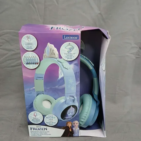 DISNEY FROZEN 3D FROZEN DESIGN BLUETOOTH AND WIRED FOLDABLE HEADPHONES WITH SAFE VOLUME LIMITATION