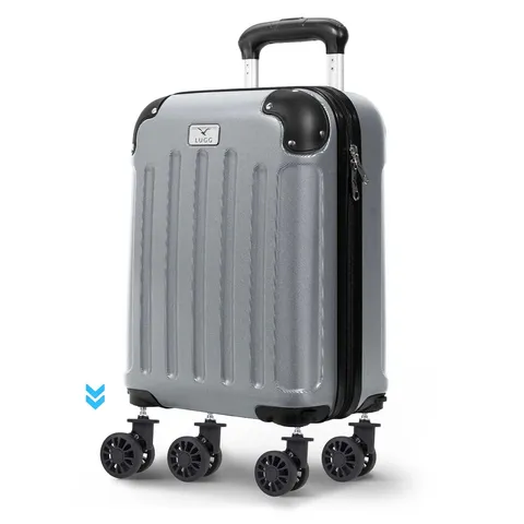 BOXED 40CM SKYWANDER SUITCASE - SILVER (1 BOX)