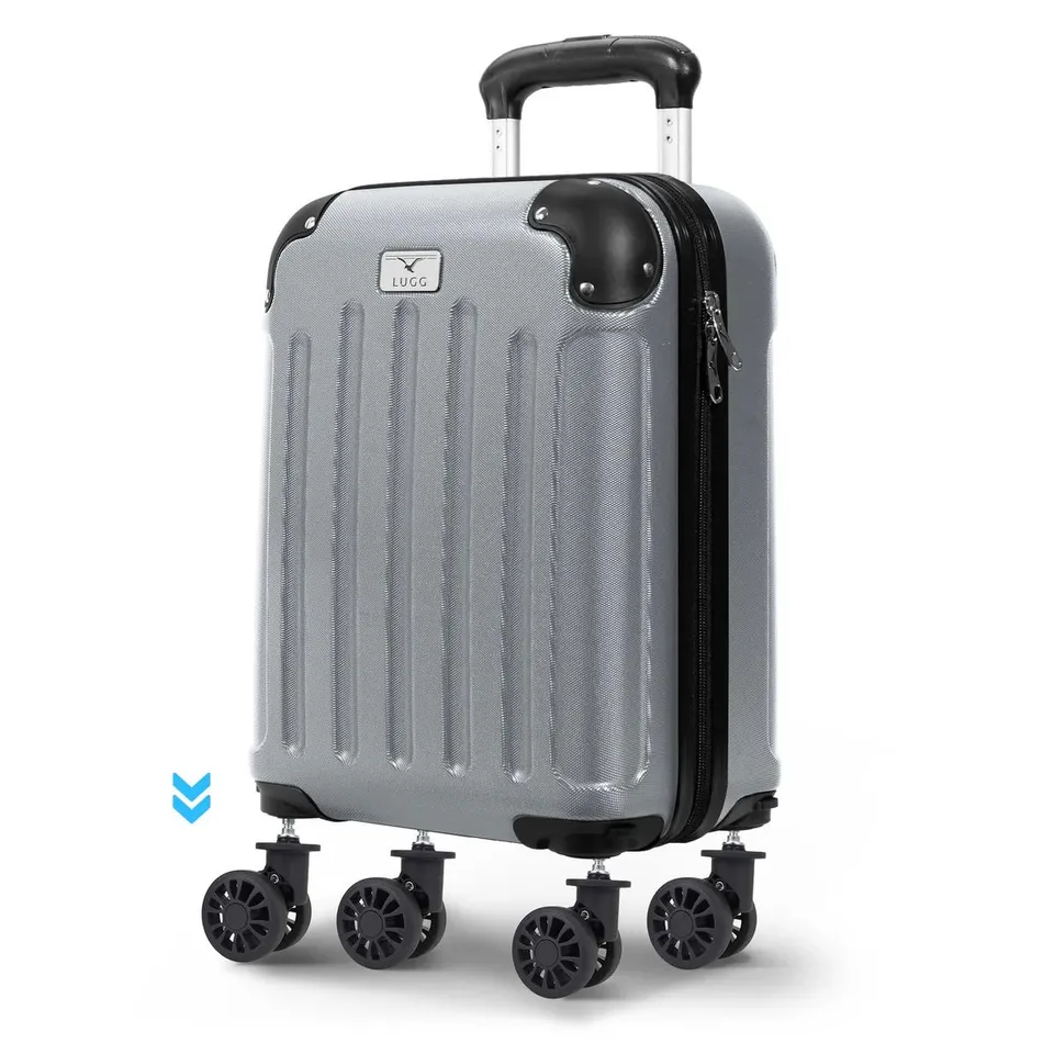 BOXED 40CM SKYWANDER SUITCASE - SILVER (1 BOX)