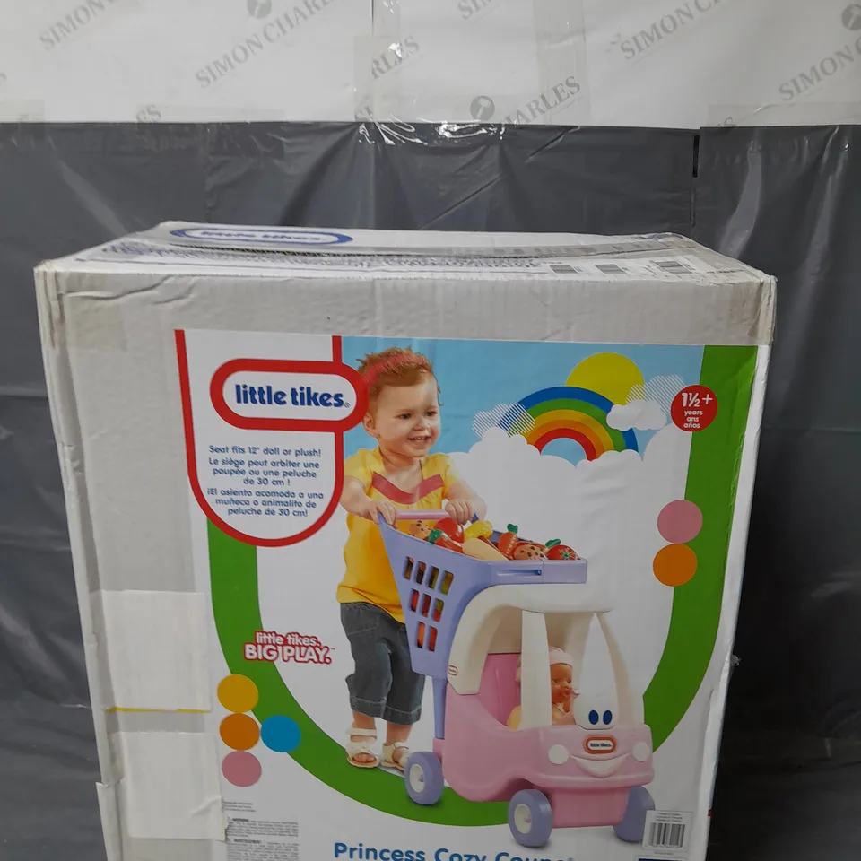 LITTLE TIKES PRINCESS COZY COUPE SHOPPING CART RRP £50.99