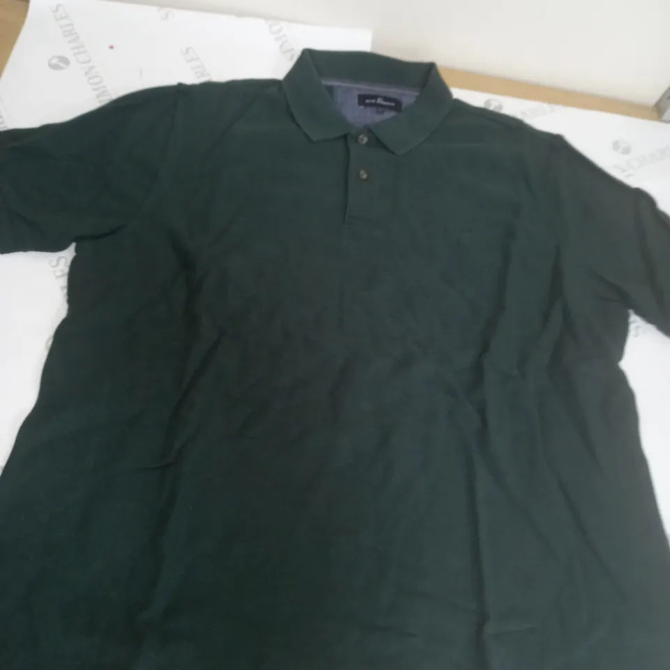 BLUE HARBOUR POLO SHIRT IN GREEN SIZE L 