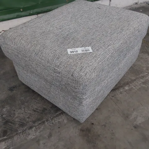 QUALITY BRITISH DESIGNER G PLAN WASHINGTON FOOTSTOOL GRAPHINE DUSK FABRIC