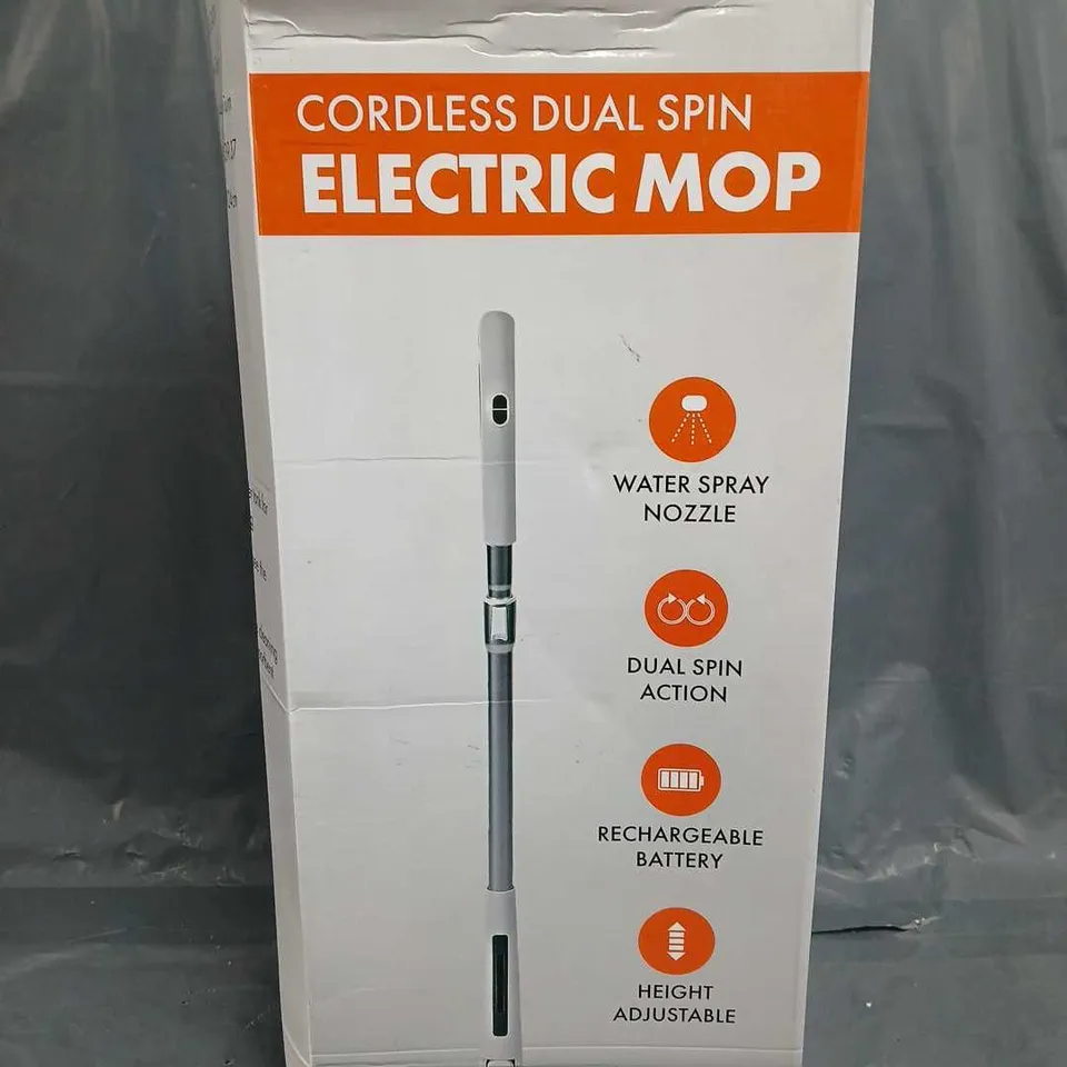 HOMESTART CORDLESS DUAL SPIN ELECTRIC MOP