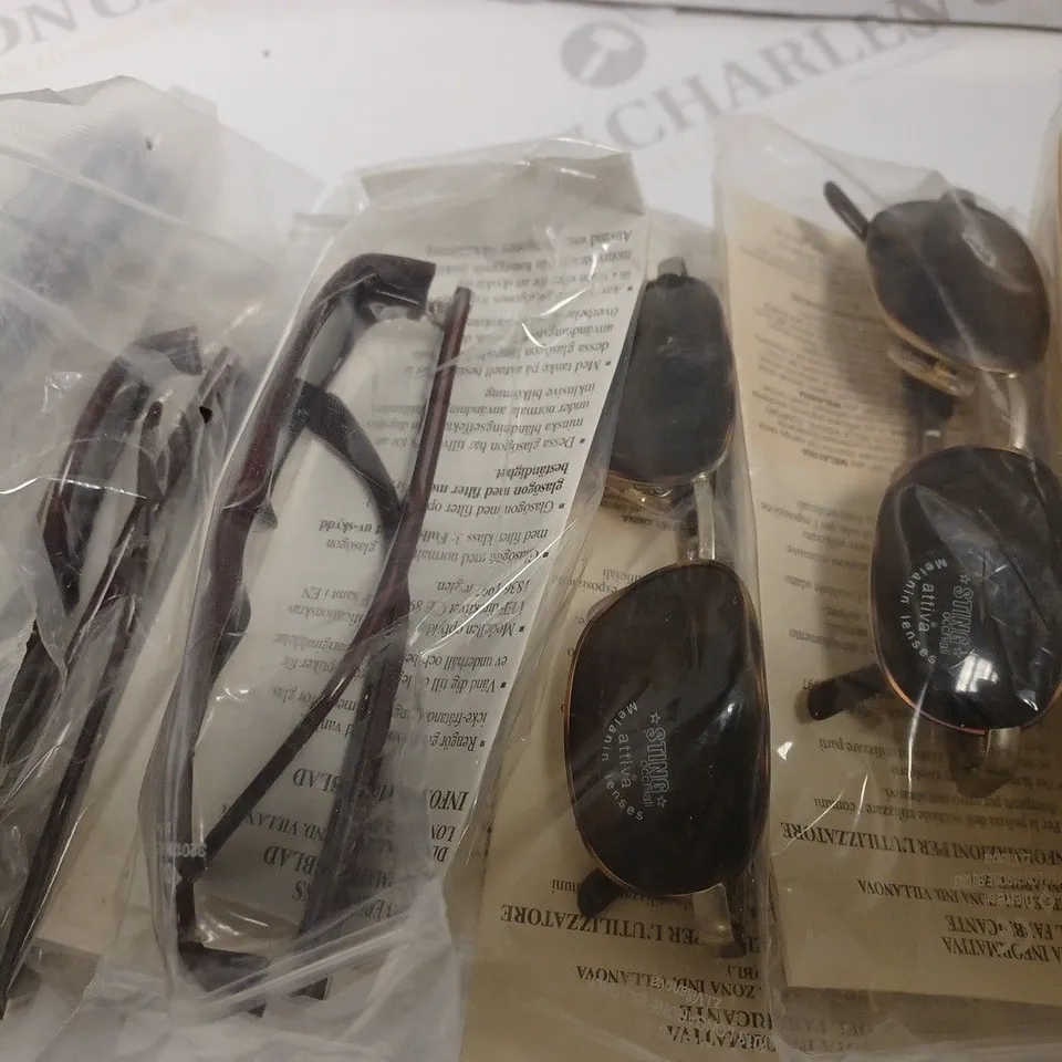 APPROXIMATLEY 10 STING SUNGLASSES TO INCLUDE MODELS 6105 / 0U92 AND 4358 / 0Q74 