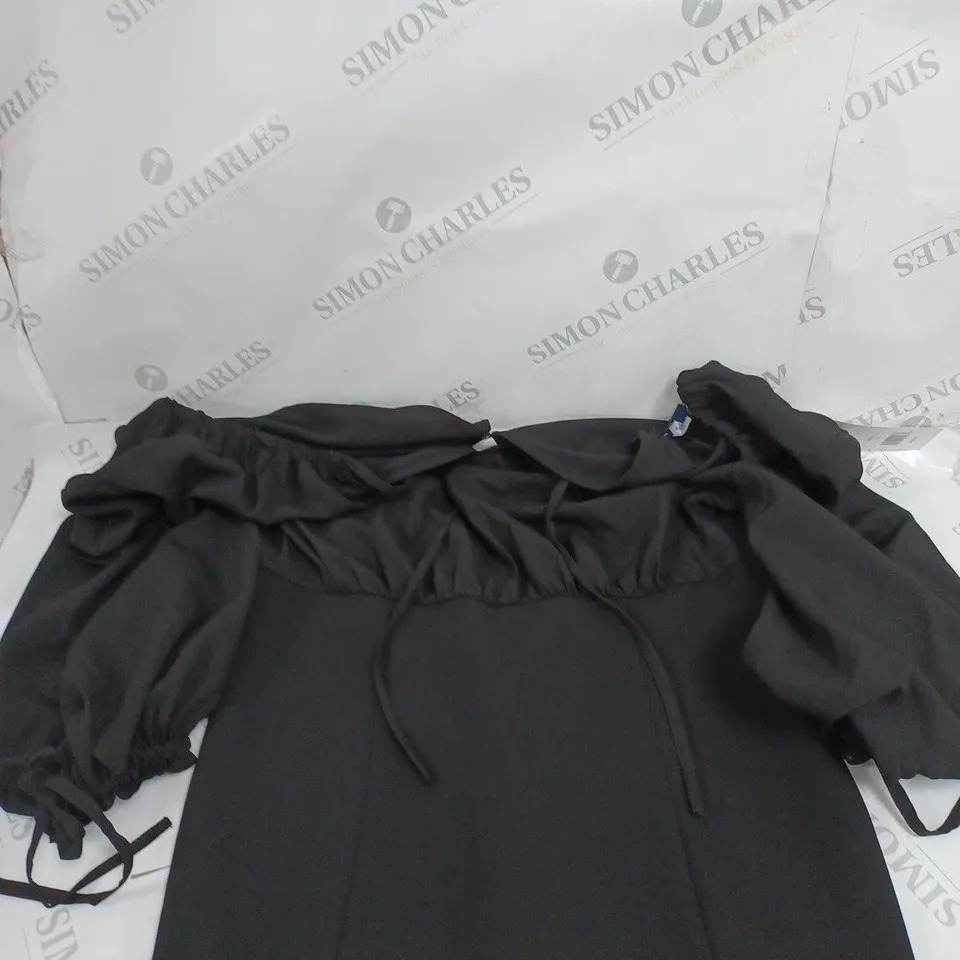 FRENCH CONNECTION COURTNEY CREPE MIX FITTED MINI DRESS - 10