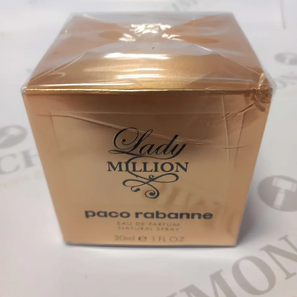 BOXED AND SEALED LADY MILLION PACO RABANNE EAU DE PARFUM 30ML