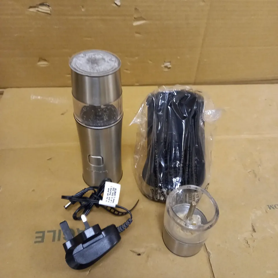 CUISINART RECHARGEABLE SEASONING MILL ELECTRIC SALT & PEPPER GRINDER