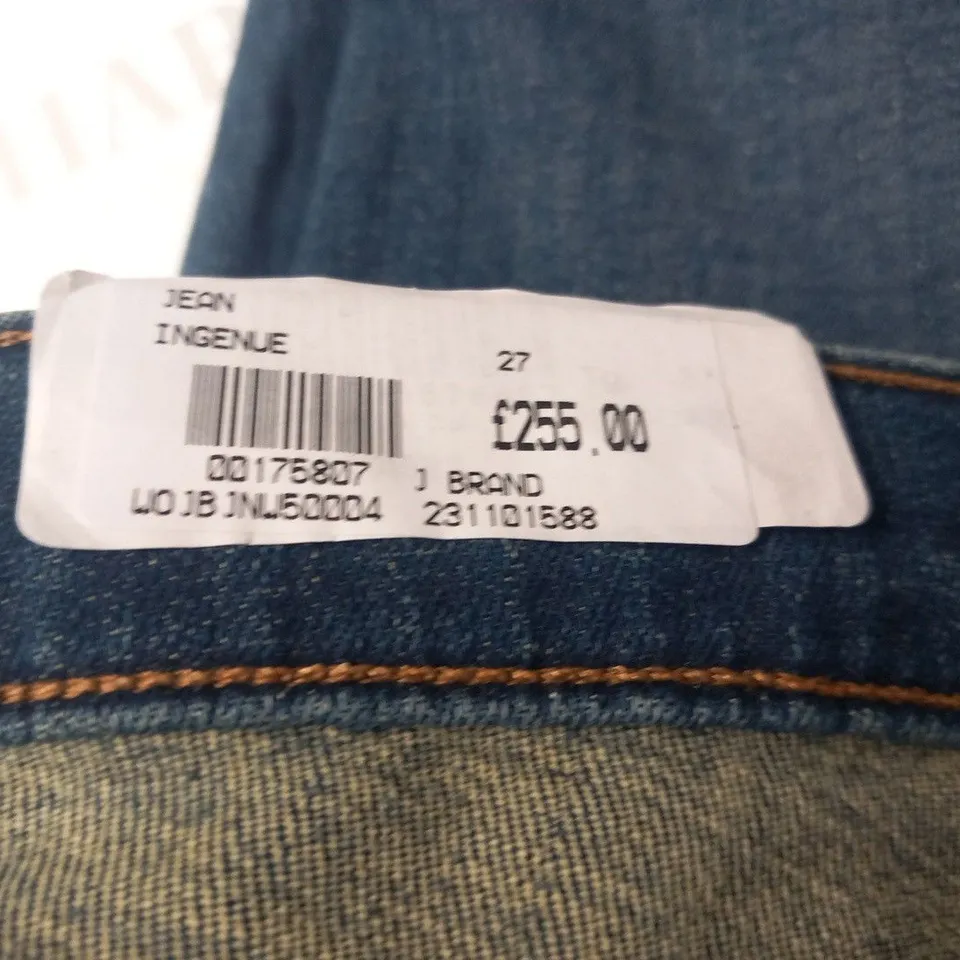 J BRAND MARIA HIGH RISE SKINNY LEG INGENUE JEAN SIZE 27