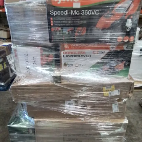 PALLET OF APPROXIMATELY 20 UNPROCESSED RAW RETURN HOUSEHOLD AND ELECTRICAL GOODS TO INCLUDE;