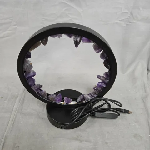 USB POWERED CRYSTAL WELLNESS LAMP 