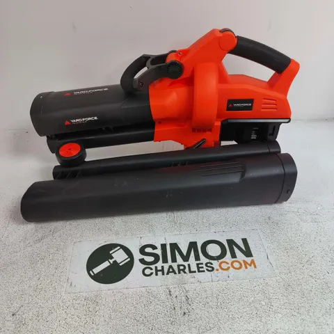 YARDFORCE CORDLESS BLOWER/VACUUM (GY1782)
