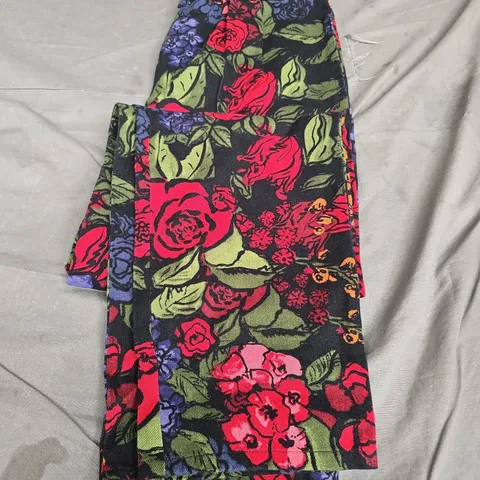 WOMEN'S FLORAL PRINT WRAP SKIRT – W34/L 