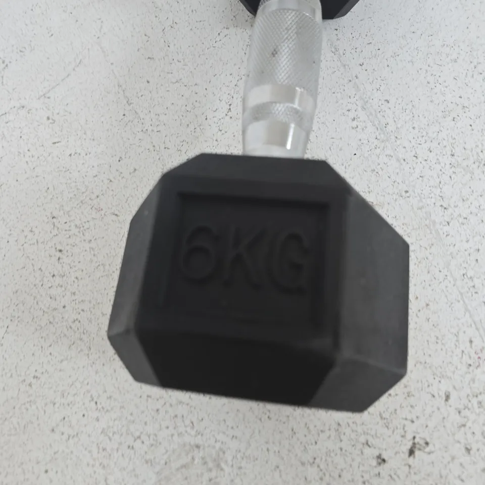 HEX DUMBBELL, 6 KG