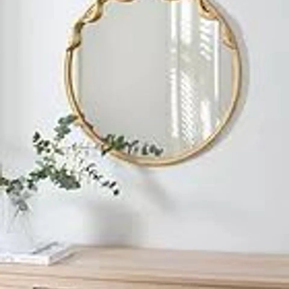 CIRCLE BOW MIRROR 60X64CM