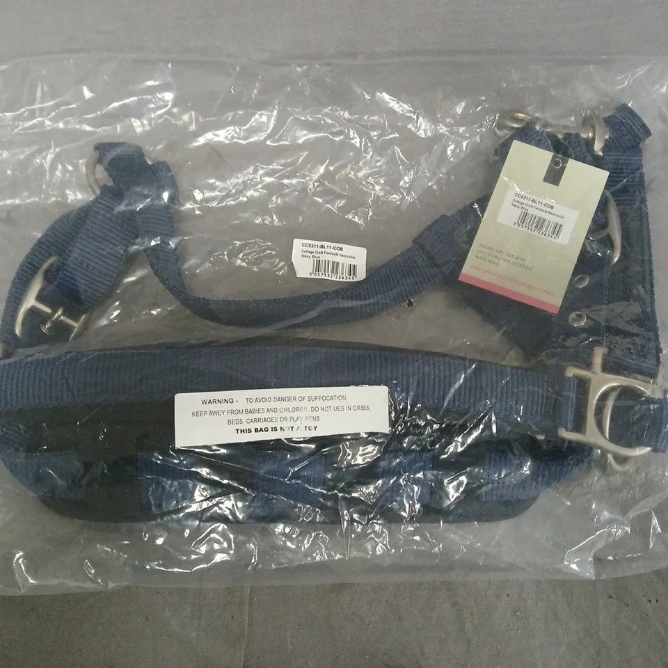 COTTAGE CRAFT FIELDSAFE HEADCOLLAR IN NAVY
