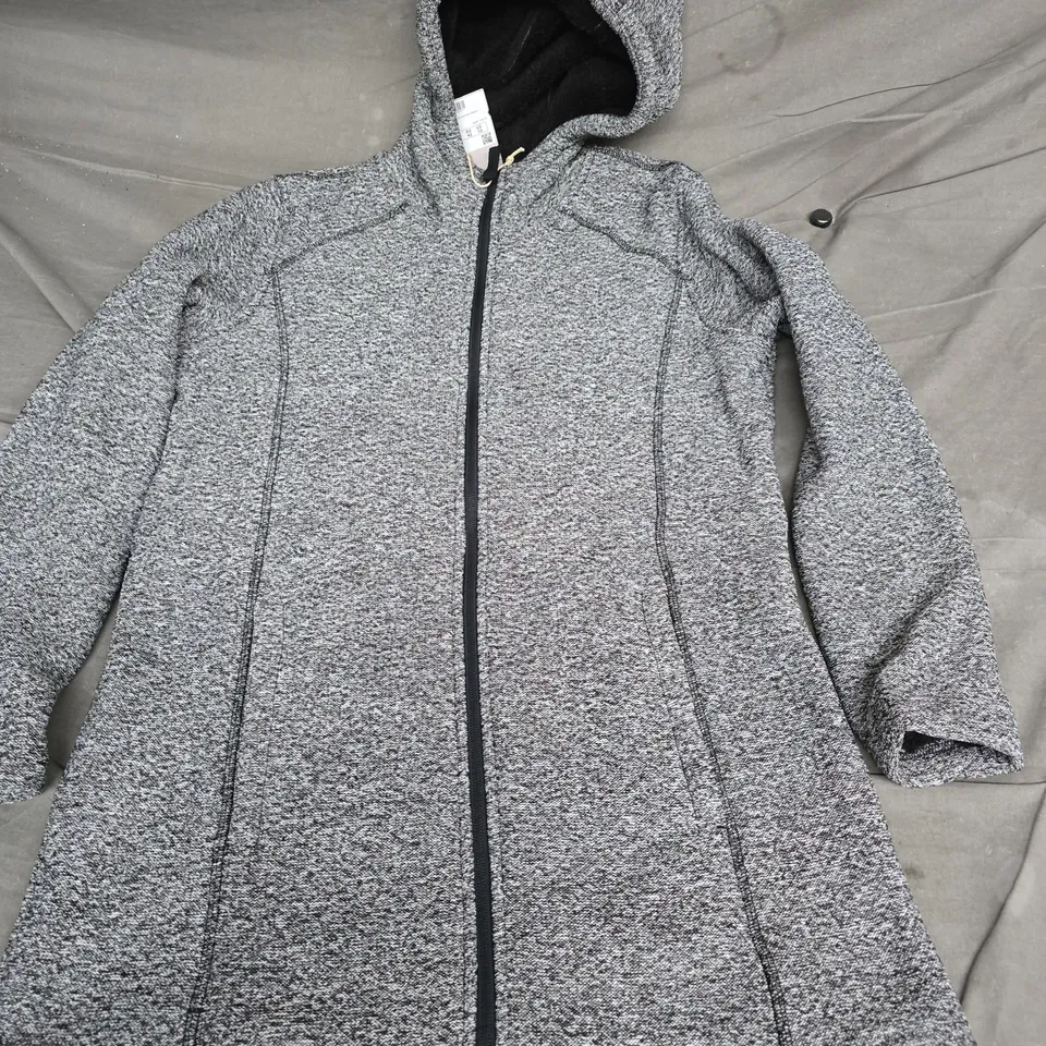 MOUNTAIN WAREHOUSE MALLAIG LONGLINE WOMENS FLEECE IN GREY - UK 14