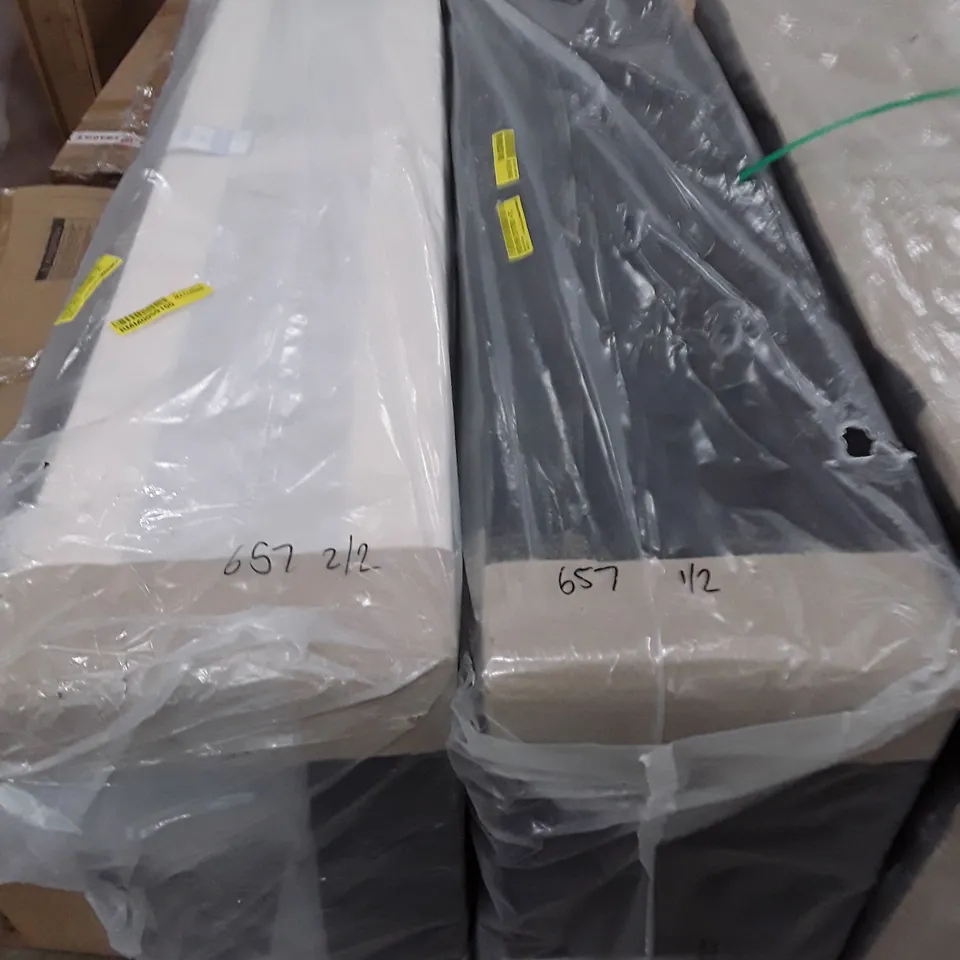 ZAWAKI DARK GREY 4'6" DIVAN BASE
