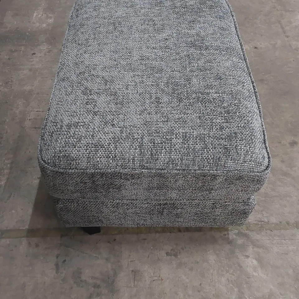 DURY CHUNKY WEAVE FOOTSTOOL - GREY