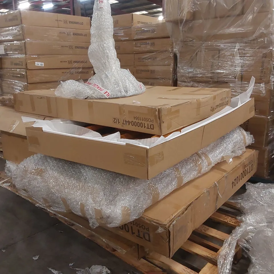 PALLET CONTAINING A LARGE ASSORTMENT OF FURNITURE PARTS 