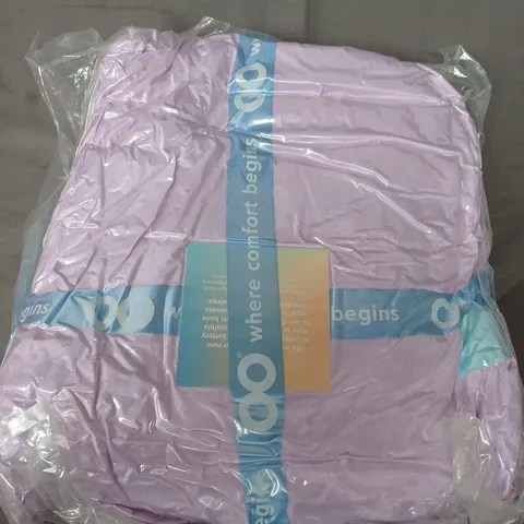 SEALED OODIE ADULT OVERSIZED HOODED BLANKET - PINK SKY & LILAC